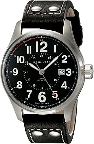 Orologio Hamilton Uomo Khaki Officer Auto in Acciaio H70615733 - H70615733